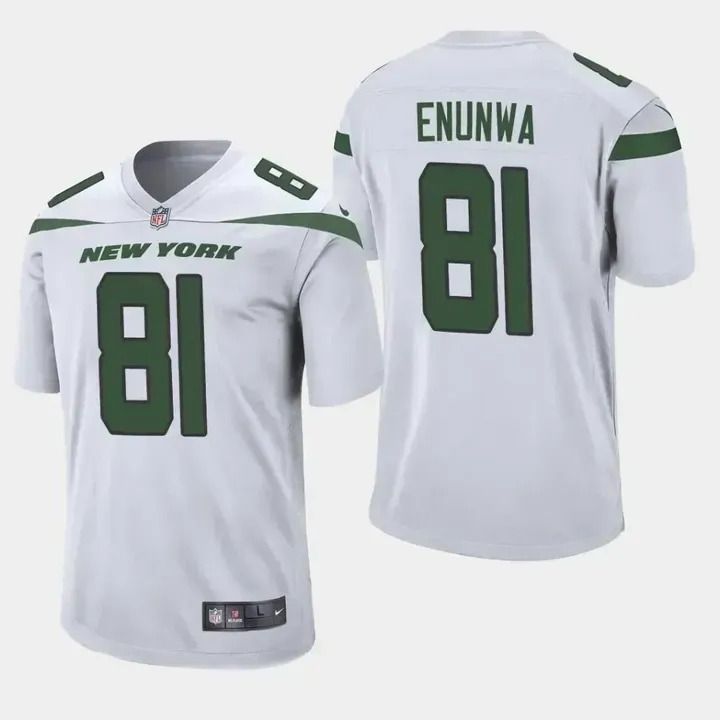 Men New York Jets 81 Quincy Enunwa Nike White Game Player NFL Jersey